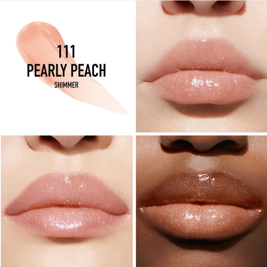 DIOR
Dior Addict Lip Maximizer Plumping Gloss. Color: 111 Pearly Peach - a glittery peach (LIMITED EDITION)
Size 0.2 oz/6 mL