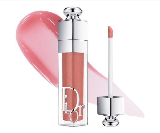 DIOR 
Dior Addict Lip Maximizer Plumping Gloss.      Color: 038 Rose Nude - a sheer nude pink
Size 0.2 oz / 6 mL