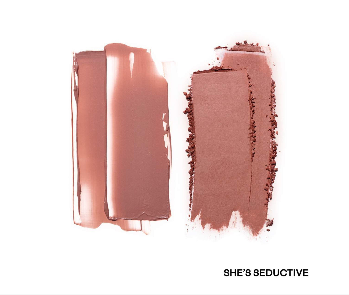 PATRICK TA 
Major Headlines Double-Take Crème & Powder Blush Duo.                                                 Color: She's Seductive - warm mauve rose
Size 0.17 oz crème and 0.17 oz powder/5 g crème and 5 g powder