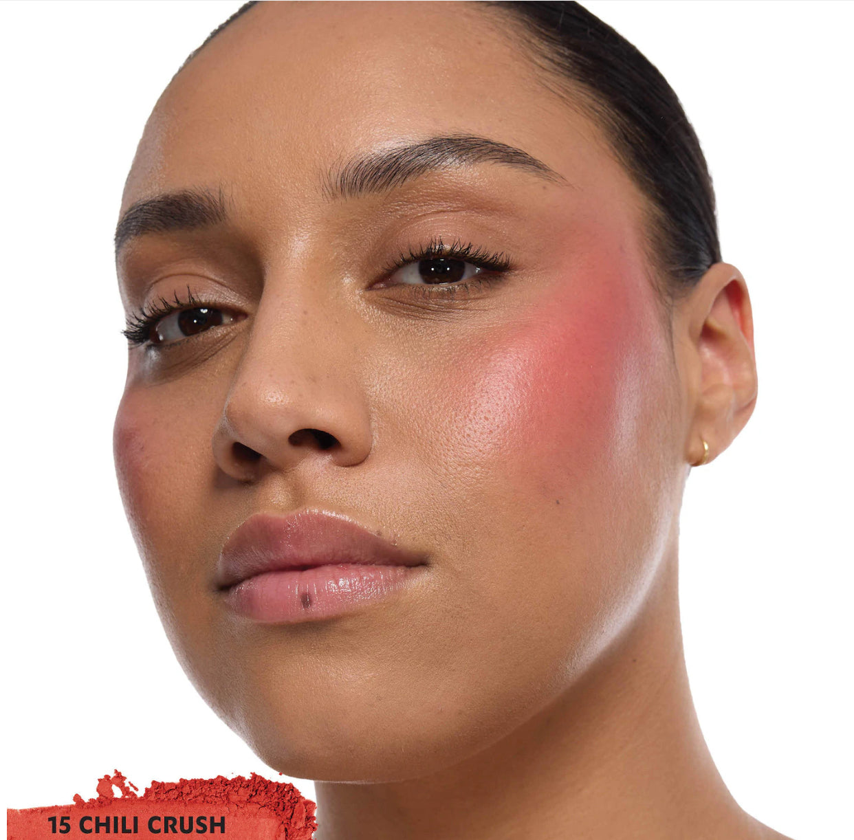 Yves Saint Laurent 
Make Me Blush 24H Buildable Powder Blush.       Color: 15 Chili Crush - sun-kissed red matte
Size 0.17 oz/5 g