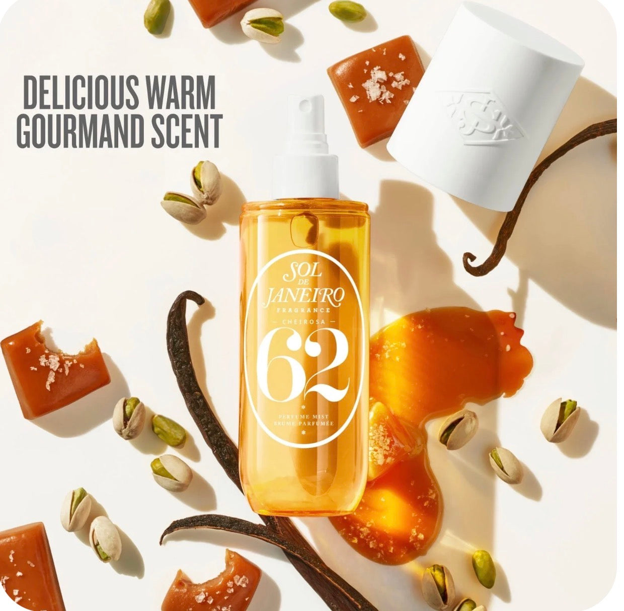 Sol de Janeiro 
Mini Cheirosa 62 Bum Bum Hair & Body Perfume Mist. 3 oz/90 ML