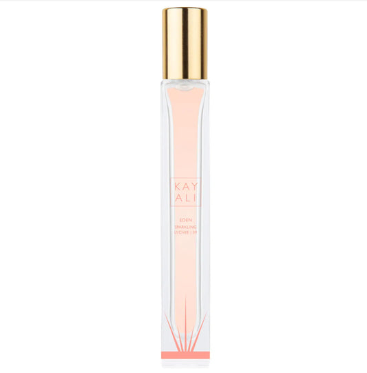 KAYALI 
EDEN SPARKLING LYCHEE | 39 Eau de Parfum Travel Spray.                                           Size: 0.34 oz eau de parfum spray
Mini size