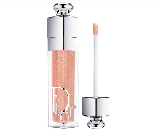 DIOR 
Dior Addict Lip Maximizer Plumping Gloss.        Color: 111 Pearly Peach - a glittery peach    (LIMITED EDITION)
Size 0.2 oz/6 mL