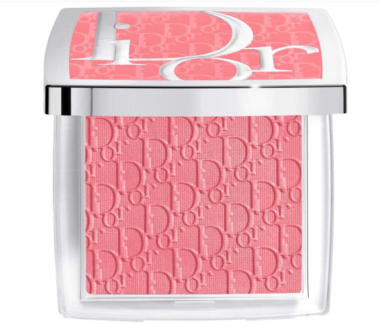 DIOR 
Rosy Glow Powder Blush.                                   Color: 077 Candy - a pearlescent bubblegum pink
Size 0.2 oz/4.5 g