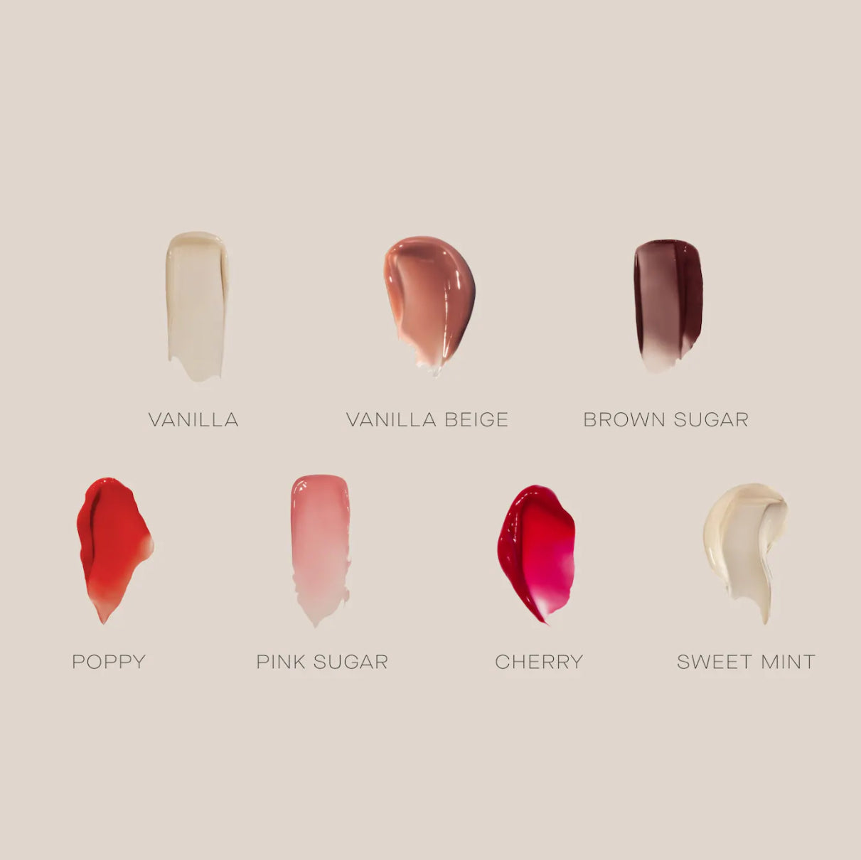 Summer Fridays 
Lip Butter Balm Treatment for Hydration + Nourishing Shine.                                                Color: Brown Sugar - sheer nude.