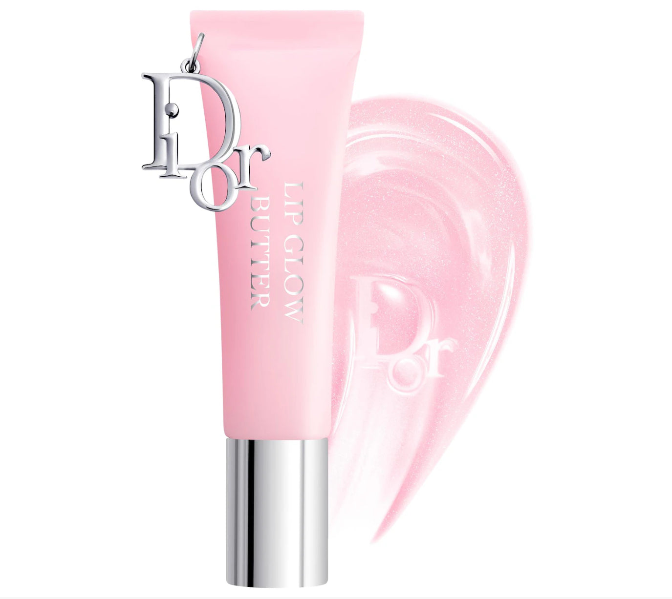 DIOR 
Lip Glow Butter Hydrating Gloss Balm.             Color: 101 Glazed Pink - cool iridescent pink
Size 0.34 oz/10 mL