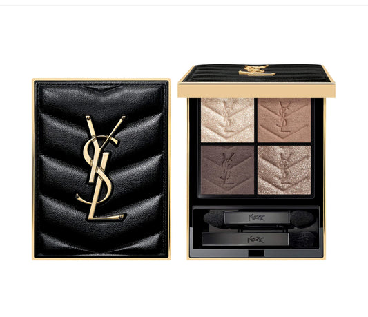 Yves Saint Laurent 
Couture Mini Clutch Eyeshadow Palette.           Color: 720 Captivating Dunes - deep cool neutral browns and soft beige
Size 0.17 oz/5 g
