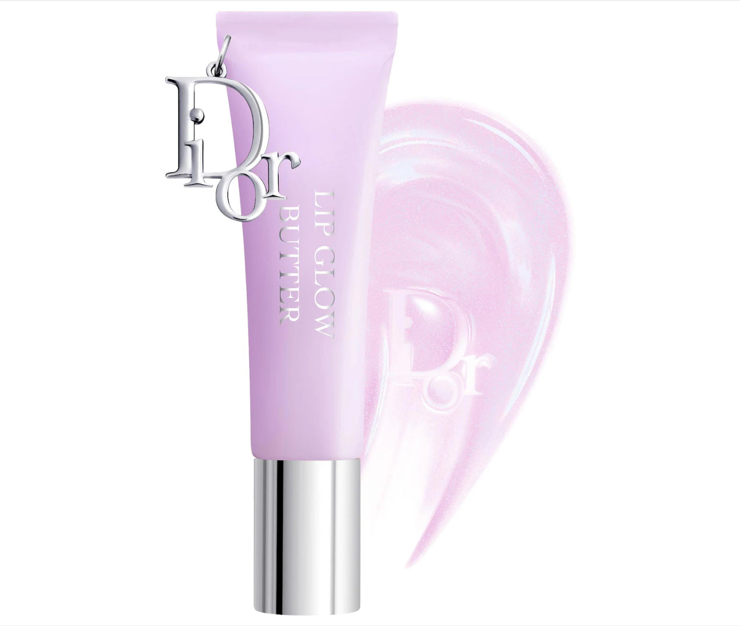 DIOR 
Lip Glow Butter Hydrating Gloss Balm.              Color: 102 Glazed Lavender - pearly lilac
Size 0.34 oz/10 mL